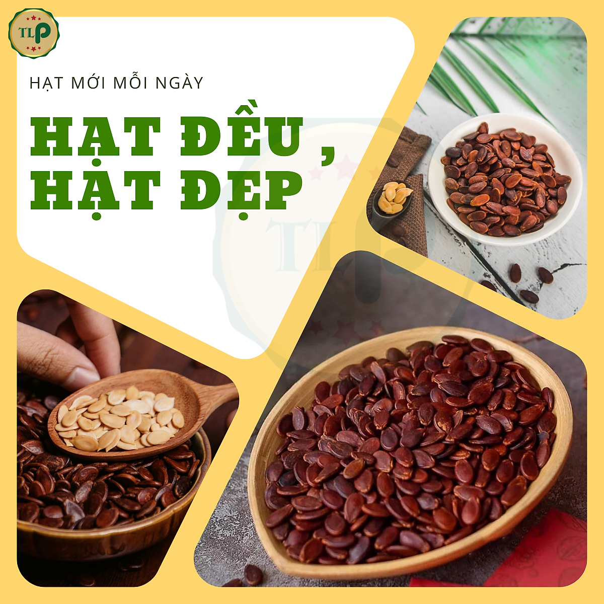 HẠT DƯA LOẠI ĐẸP CHẮC HẠT TÂN LỘC PHÁT 1KG - COMBO 2 BỊCH 500G - ĂN VẶT MỖI NGÀY