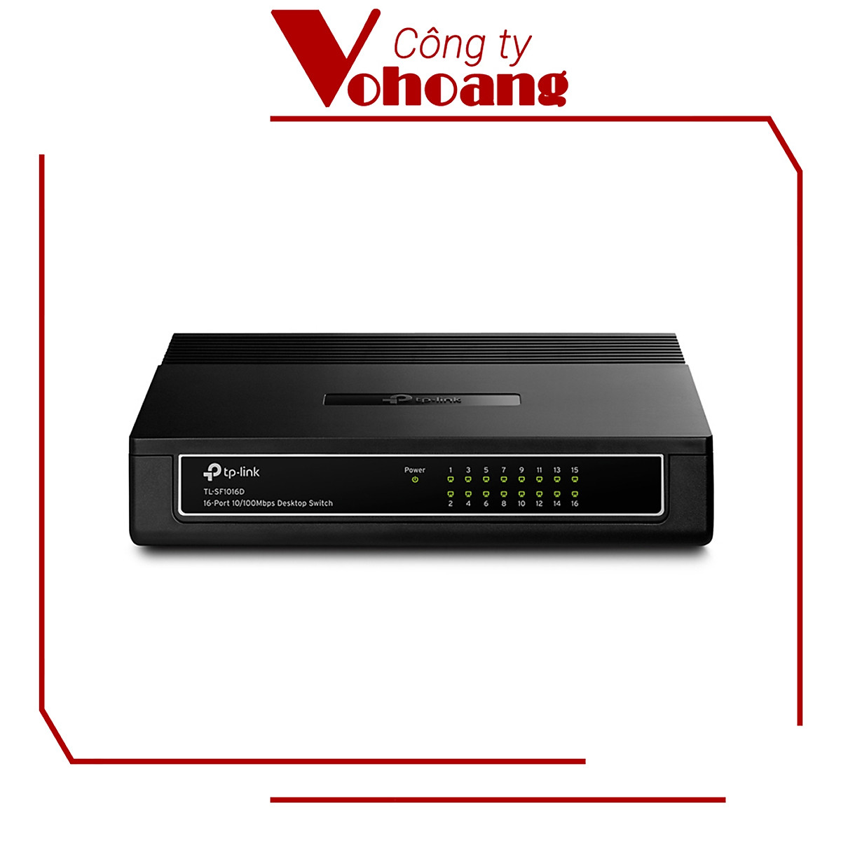 TP-Link TL-SF1016D - Switch Chia Tín Hiệu Để Bàn 16 Cổng 10/100Mbps - Hàng Chính Hãng