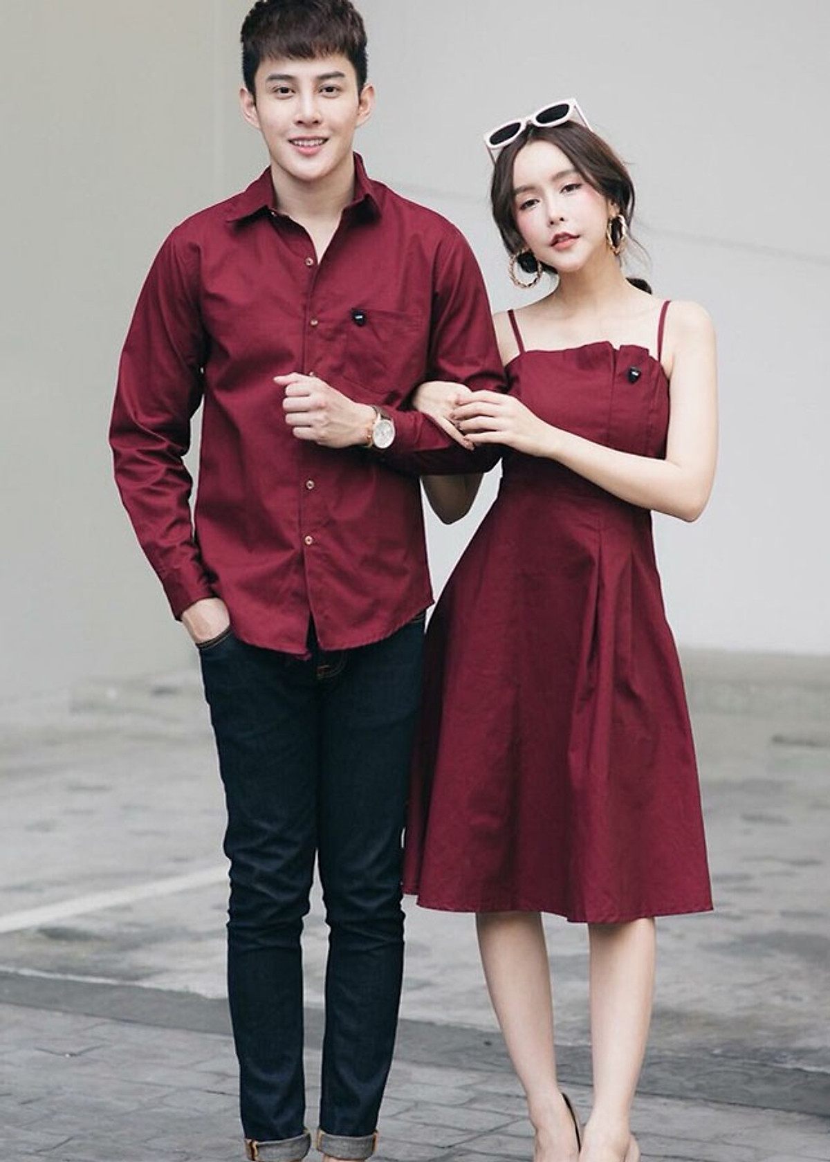 SET ĐỒ ĐÔI NAM NỮ ÁO CẶP ÁO SƠ MI ĐẦM DÀI ĐI BIỂN CHỤP HÌNH PHONG CÁCH HÀN   Giá Tiki khuyến mãi 369000đ  Mua ngay  Tư vấn mua