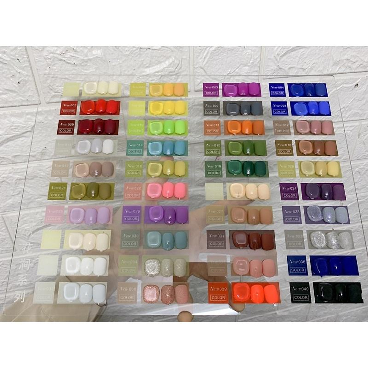 Set sơn gel cao cấp Hàn Quốc PINGUO 42 màu - Tặng kèm bảng màu sơn sẵn -  Tặng base top Nhiên Beauty - Phụ kiện Nail Sài Gòn