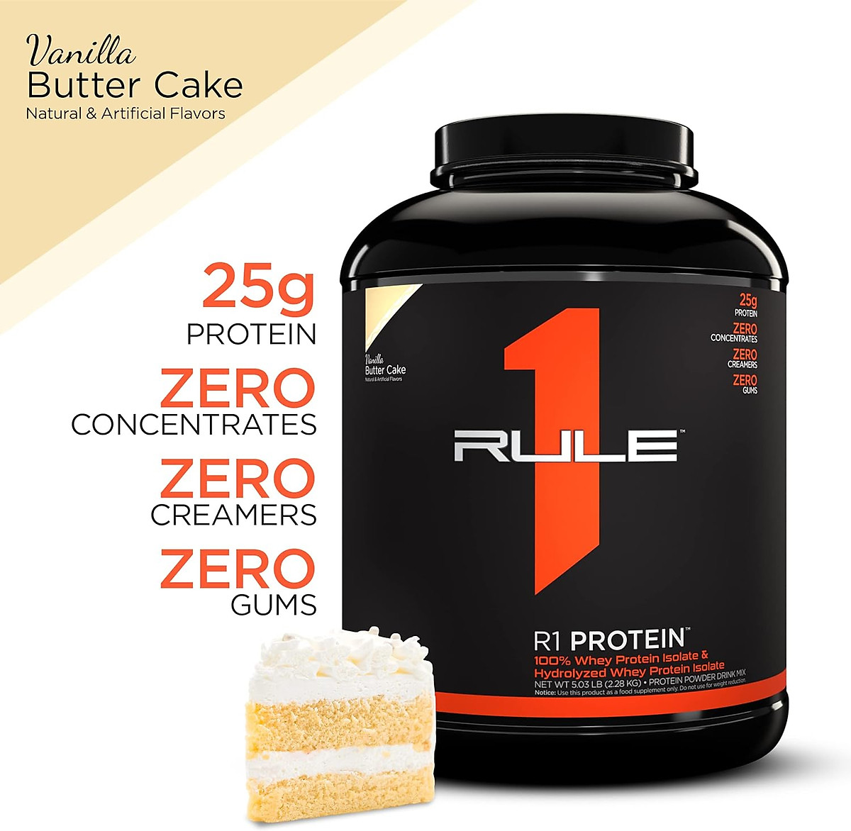 Rule 1 Protein Isolate 5Lbs - Sữa tăng cơ Rule1 - Whey Protein R1