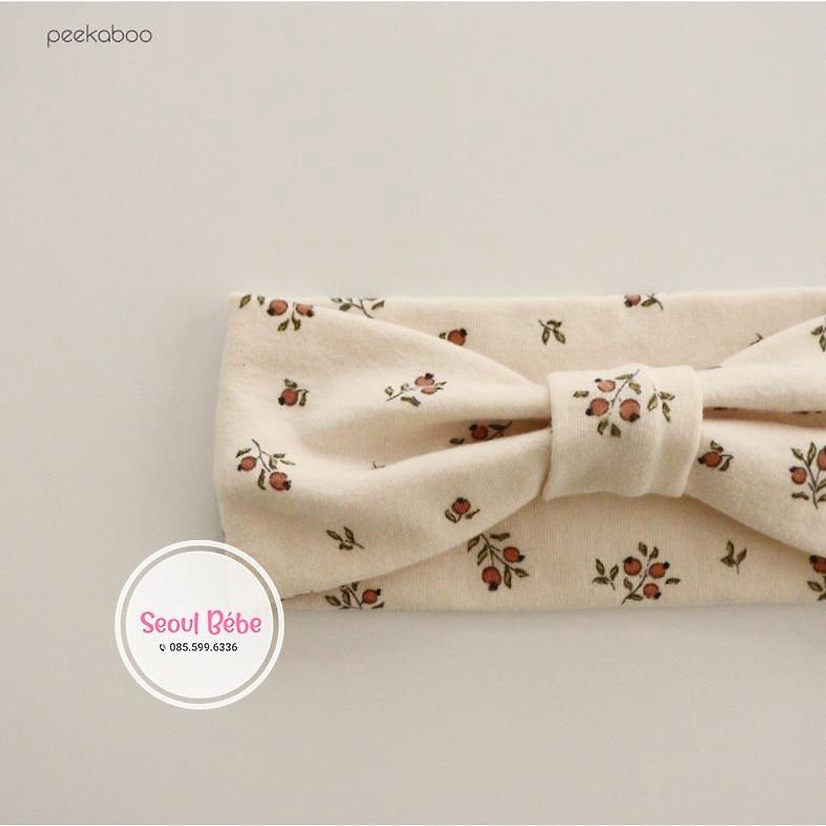 Turban/mũ chóp bộ Berry Peeakboo made in Korea