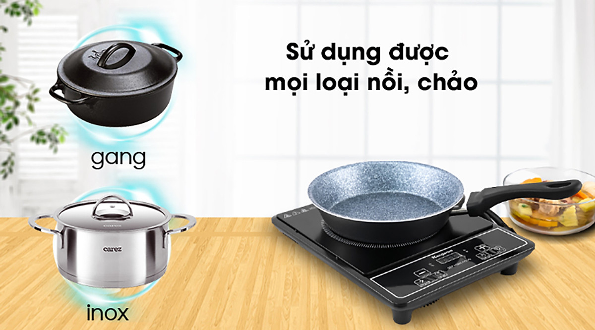 Bếp Hồng Ngoại Đơn Kangaroo KG20IFP1 (2000W) - Hàng Chính Hãng