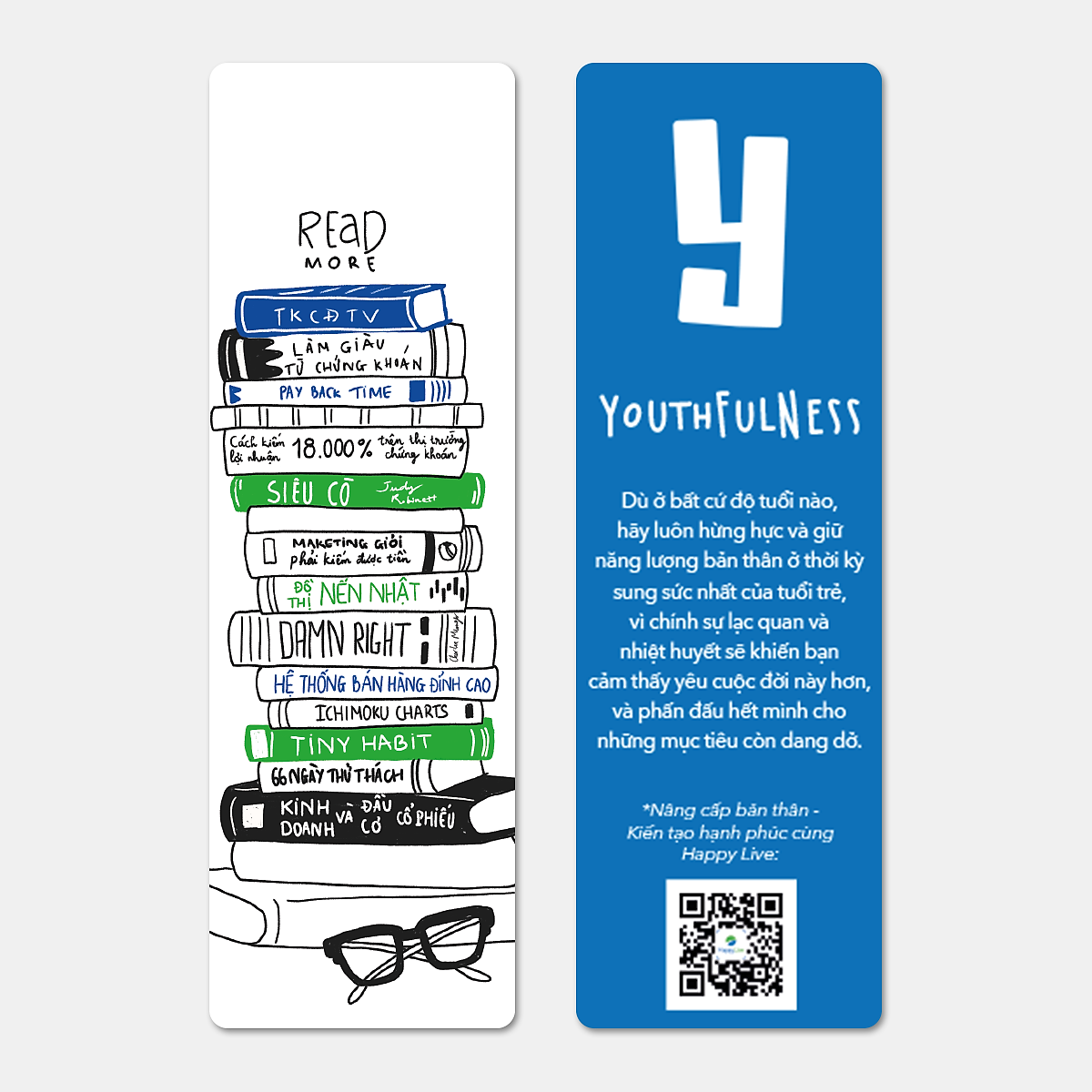 BỘ BOOKMARK 1% TINH HOA - Happy Live