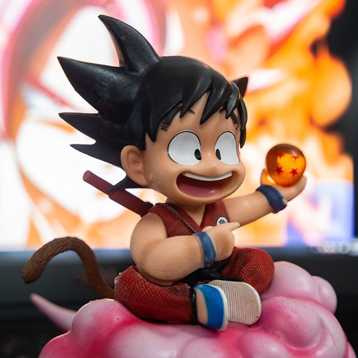 Mô hình Dragon Ball chibi nhân vật Goku cưỡi mây và Tàu Bảy Bảy trong 7  Viên Ngọc Rồng  Hàng WCF  Lazadavn
