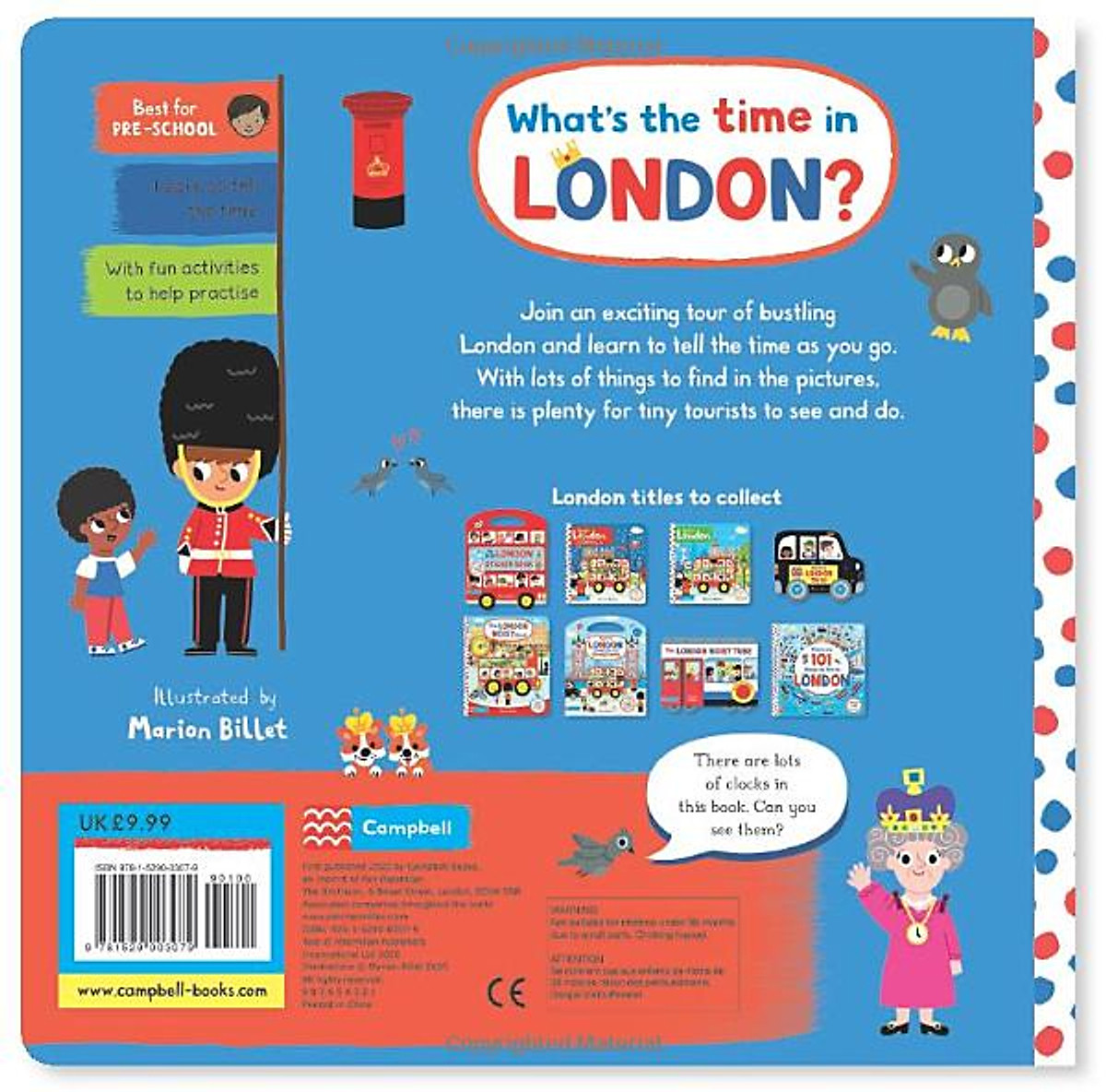 What's The Time In London? : A Tell-the-time Clock Book