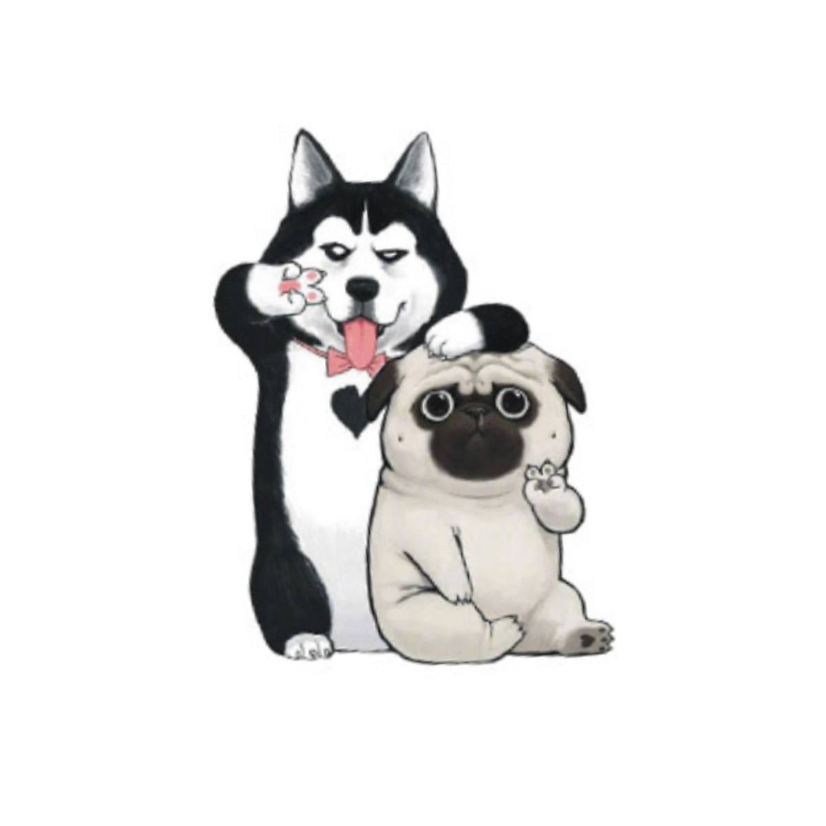 Nếu bạn là một tín đồ của chó Husky và Pug, thì hãy xem ảnh của chúng tôi để tìm kiếm những bức ảnh đầy cảm xúc về loài chó yêu thích của bạn. Ngoài ra, bạn cũng có thể tìm thấy nhiều nhãn dán màu sắc và đáng yêu trên trang của chúng tôi để trang trí điện thoại của bạn.