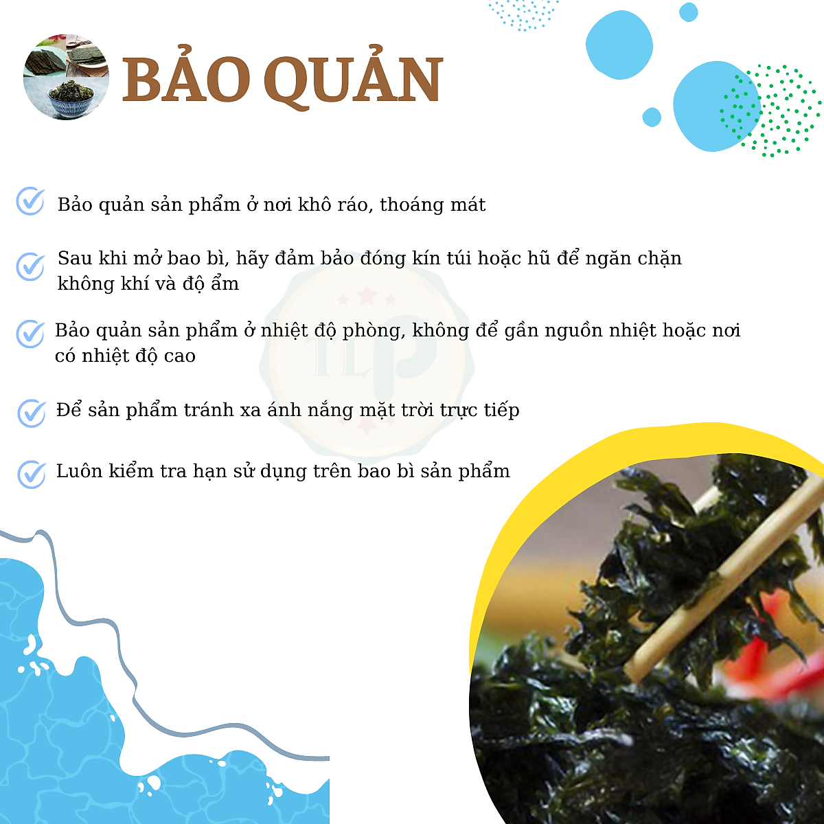 RONG BIỂN NẤU CANH TÂN LỘC PHÁT 150G - GỒM 3 BỊCH 50G