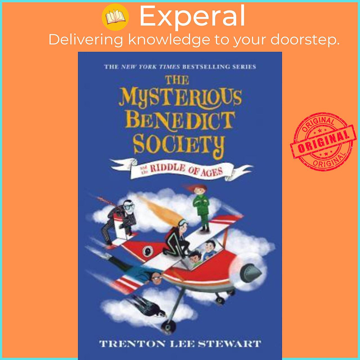 Mua Sách - The Mysterious Benedict Society and the Riddle of Age by Trenton  Lee Stewart Manu Montoya (US edition, hardcover) tại Experal