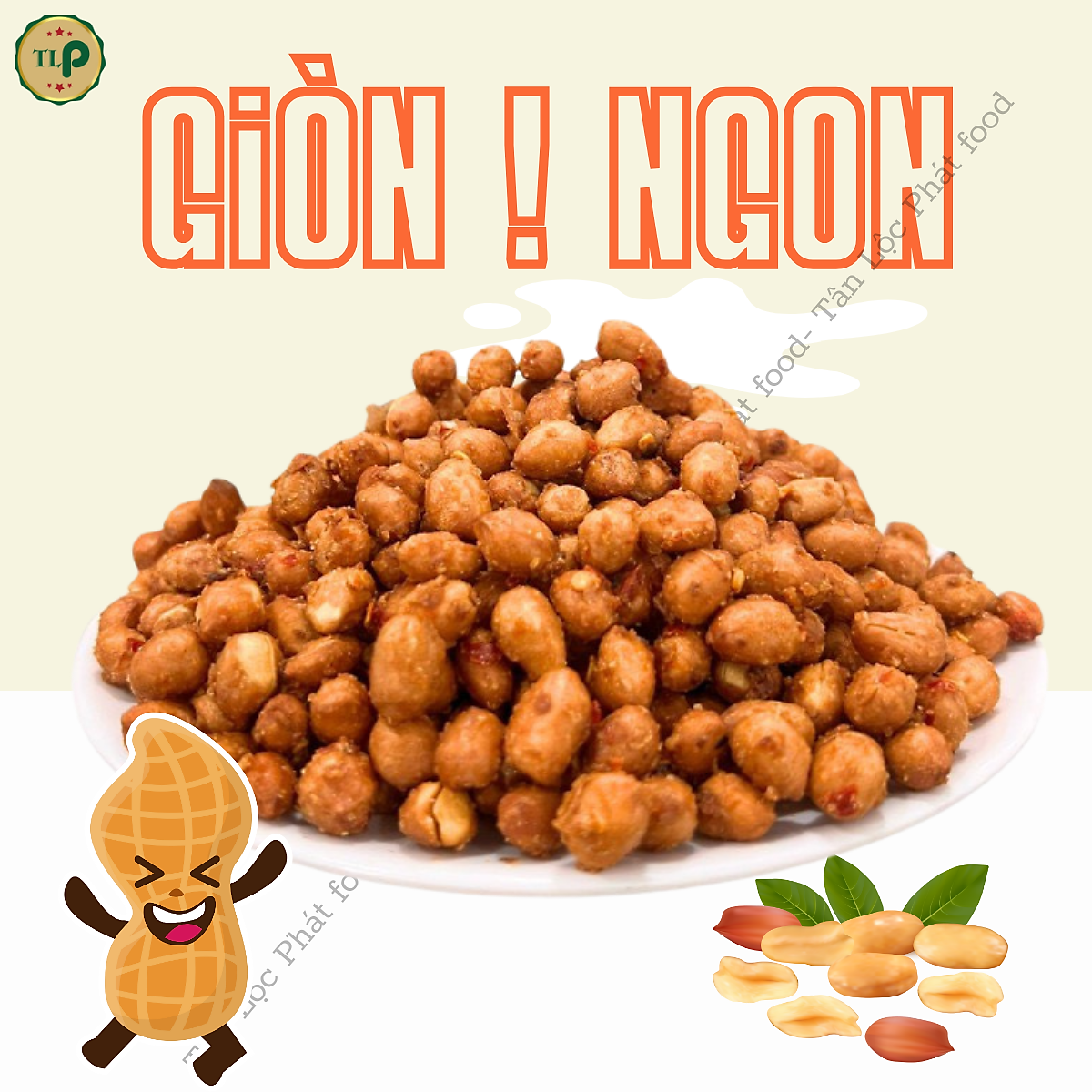 ĐẬU PHỘNG RANG TỎI ỚT TLP COMBO 1KG