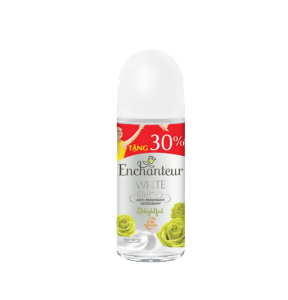 Lăn khử mùi Trắng da Enchanteur Delightful (50ml)