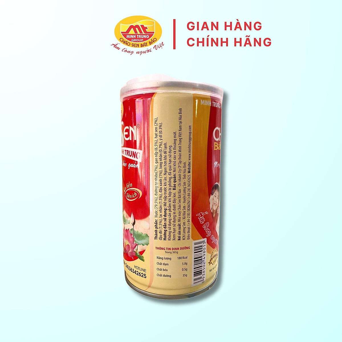 Cháo Sen Bát Bảo Minh Trung 12 lon