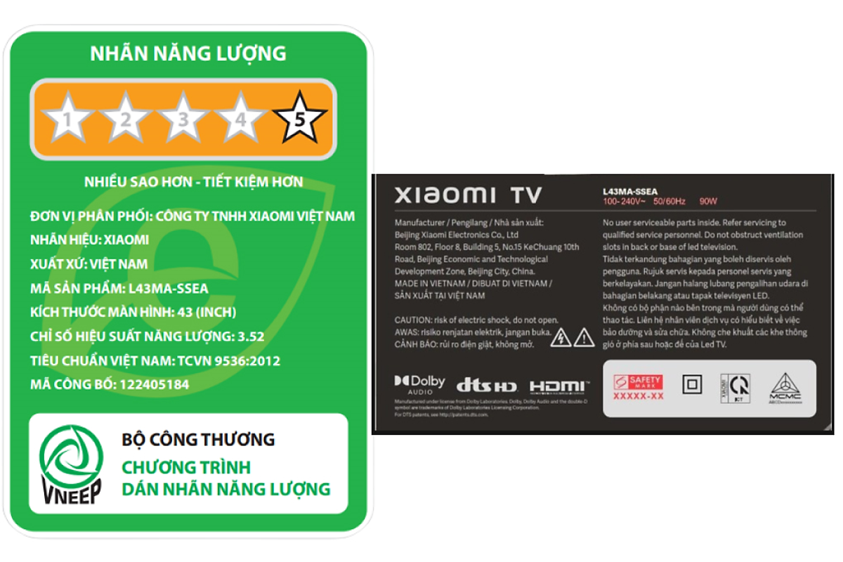 PRO L43MA-SSEA - Google Tivi Xiaomi A Pro 4K 43 inch L43MA-SSEA - Hàng Chính Hãng