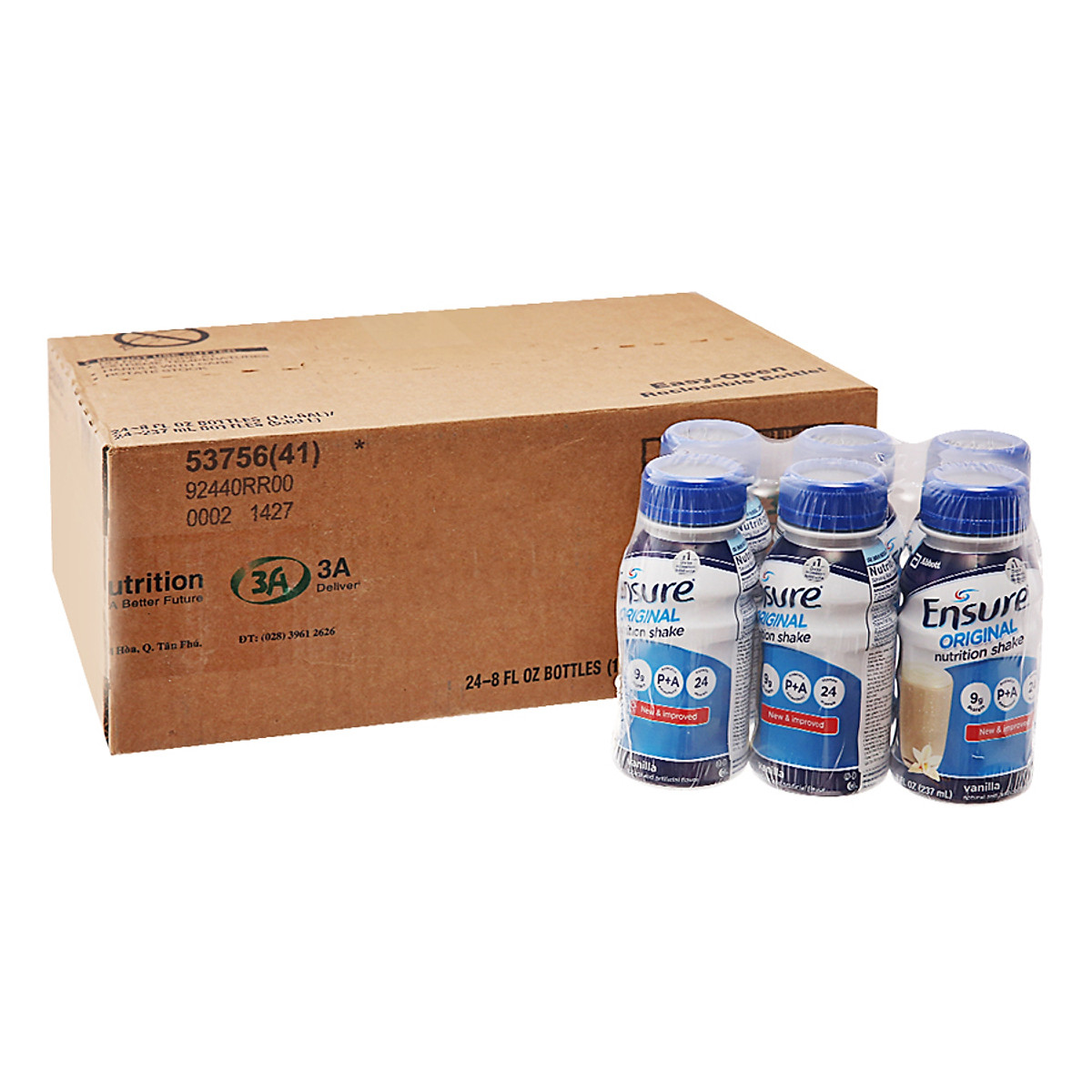 Thùng 24 Chai Sữa Nước Abbott Ensure 237ml