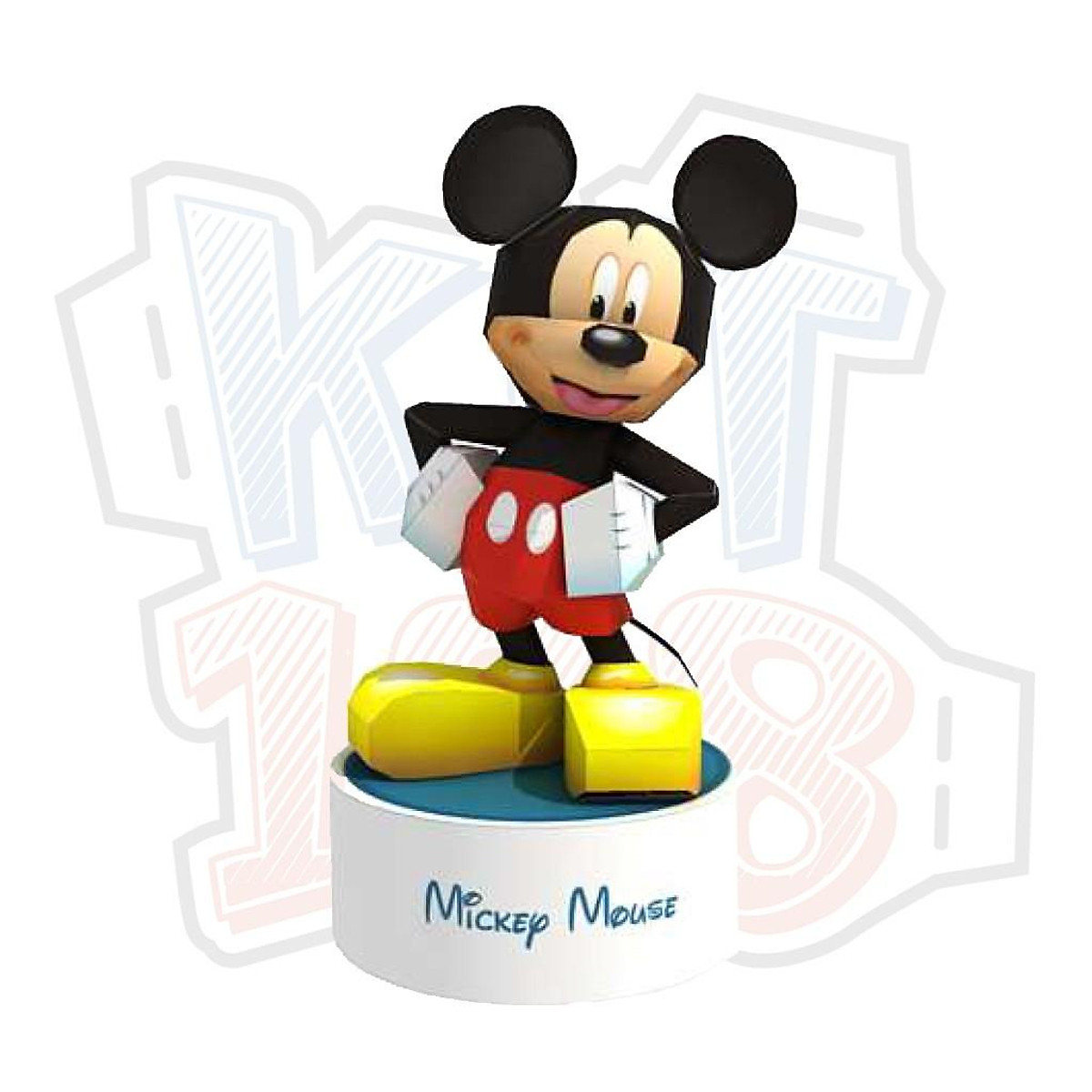 Mô hình giấy Cartoon chuột Mickey Mouse Disney - Mô hình giấy