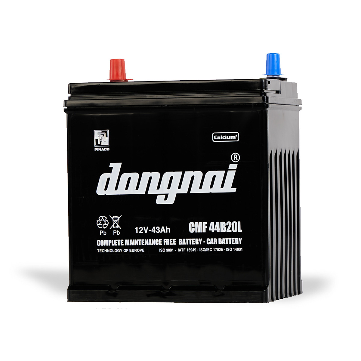 Ắc quy khô miễn bảo dưỡng Đồng Nai CMF 44B20L | 12V - 43Ah