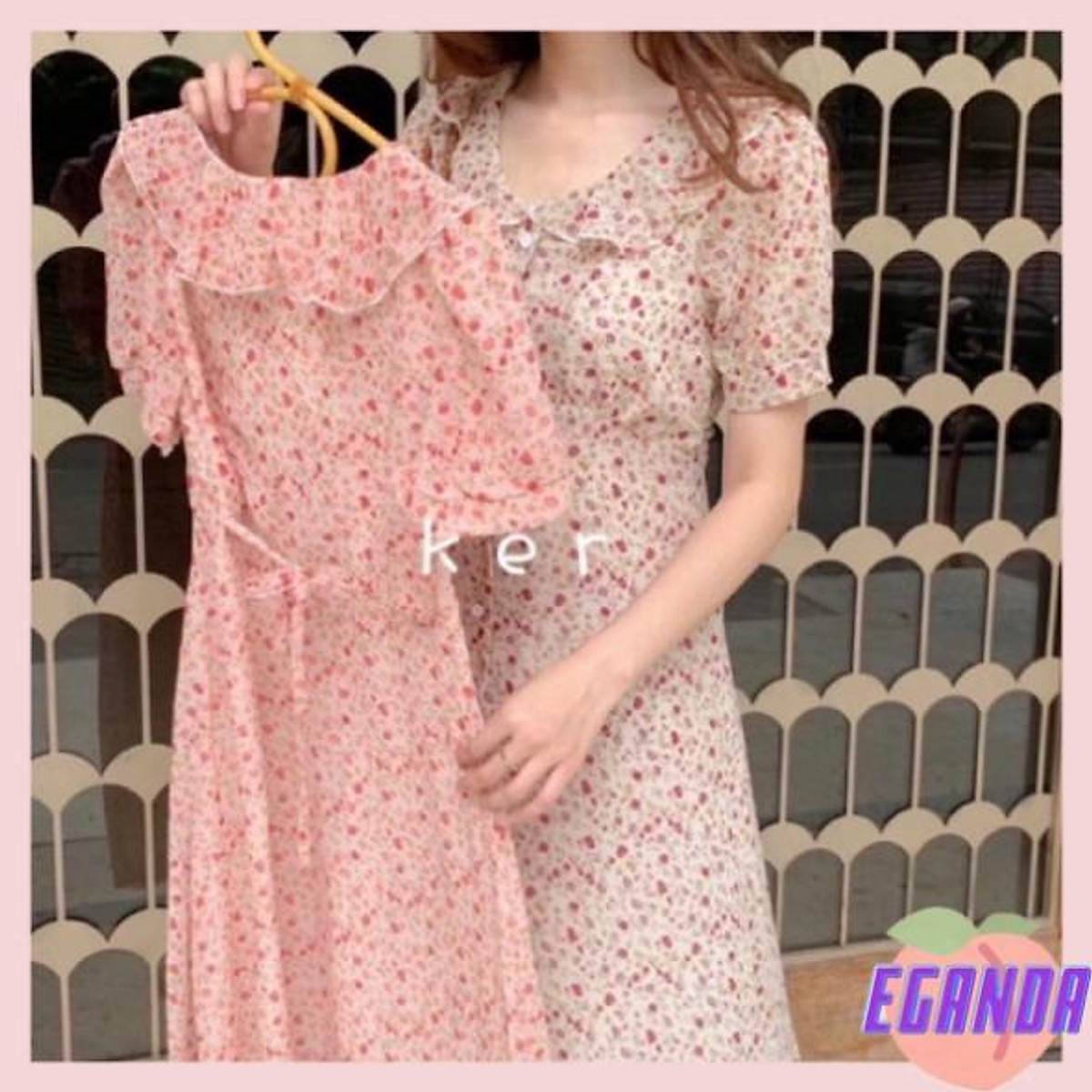 Váy hoa nhí cổ bèo cực xinh yêu thiết  Phuong Tokyo Shop  Facebook