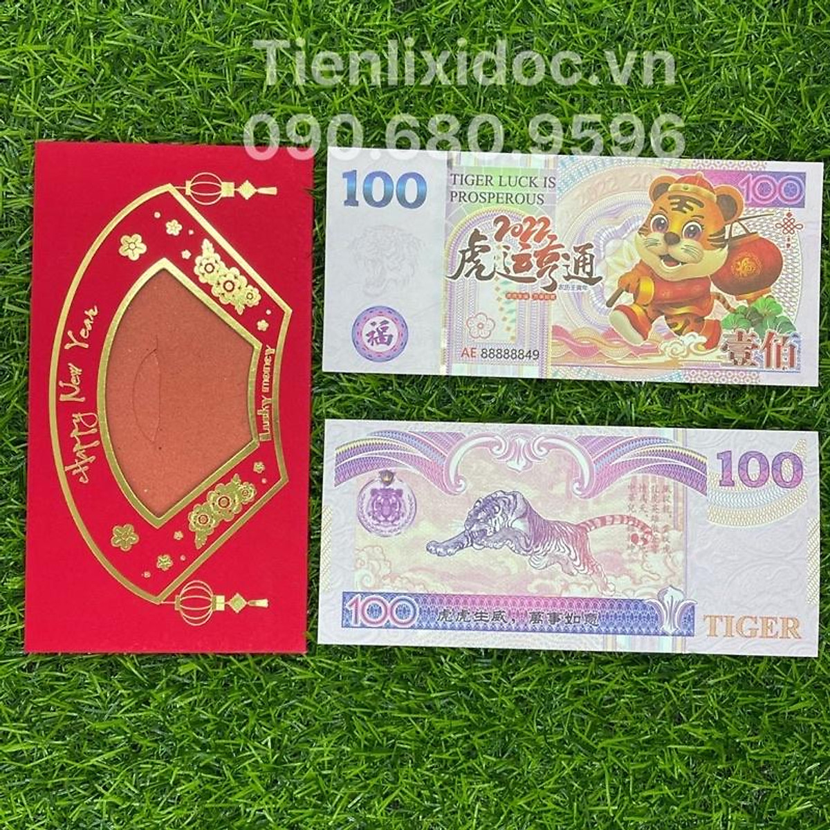 Tiền Lì Xì Con Hổ Cọp Đài Loan Kỉ Niệm May Mắn - Vật phẩm phong ...