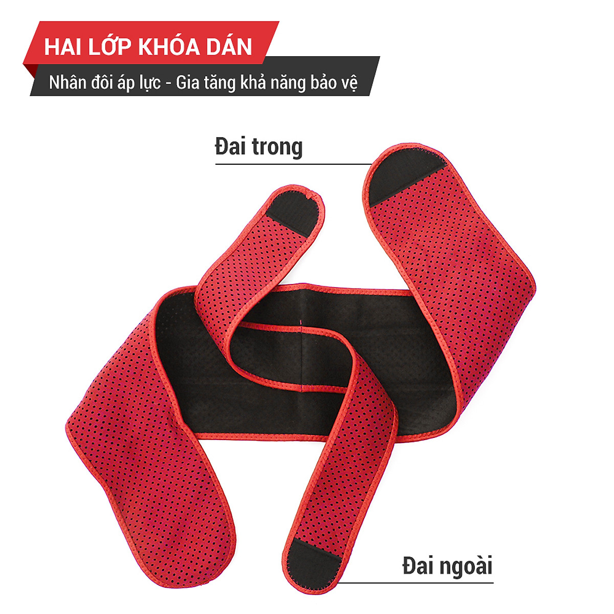Đai lưng tập gym, bảo vệ cột sống GoodFit GF723WS