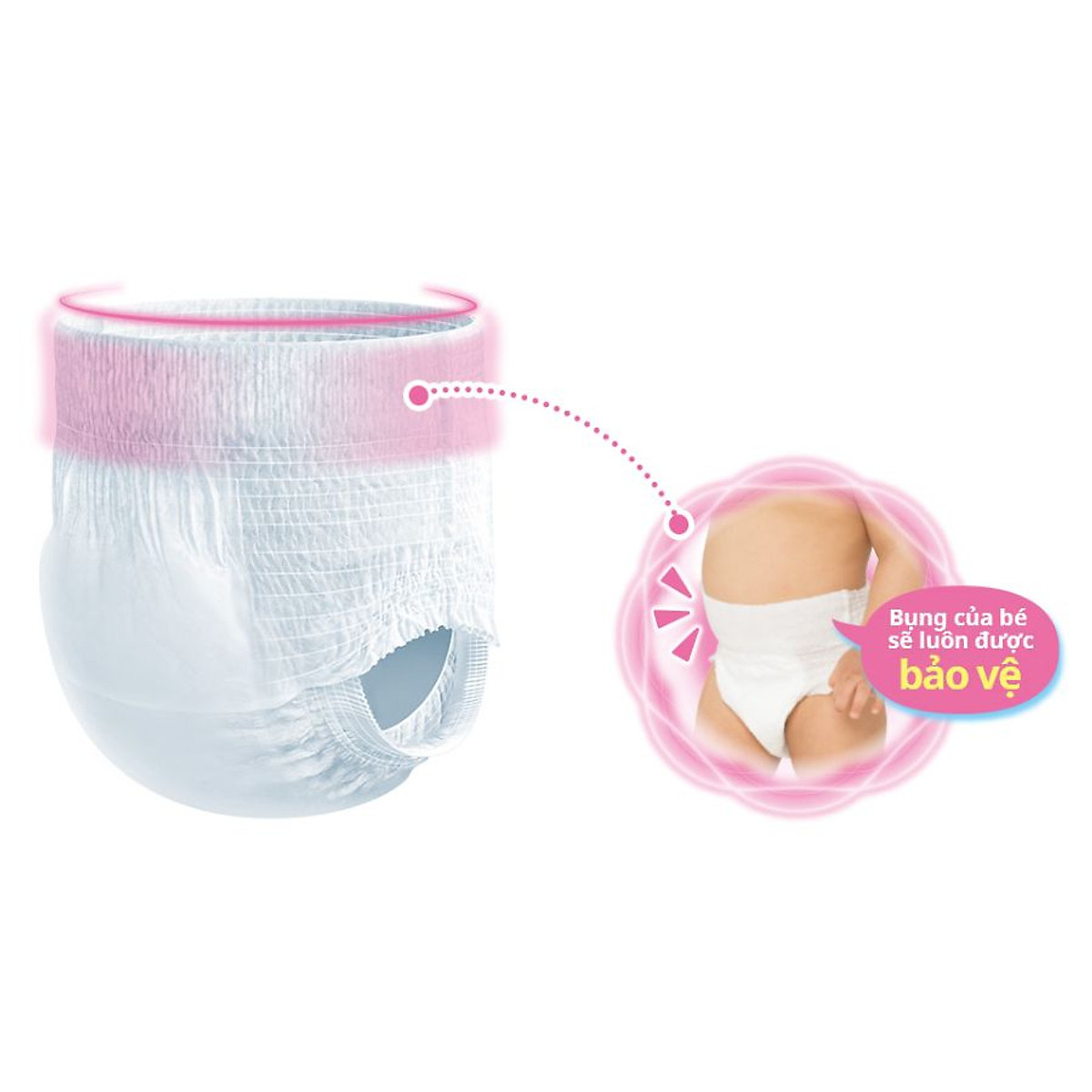 Tã/bỉm moony xanh không cộng miếng nội địa Nhật Bản size L quần bé trai 44 miếng ( cho bé từ 9-14kg)