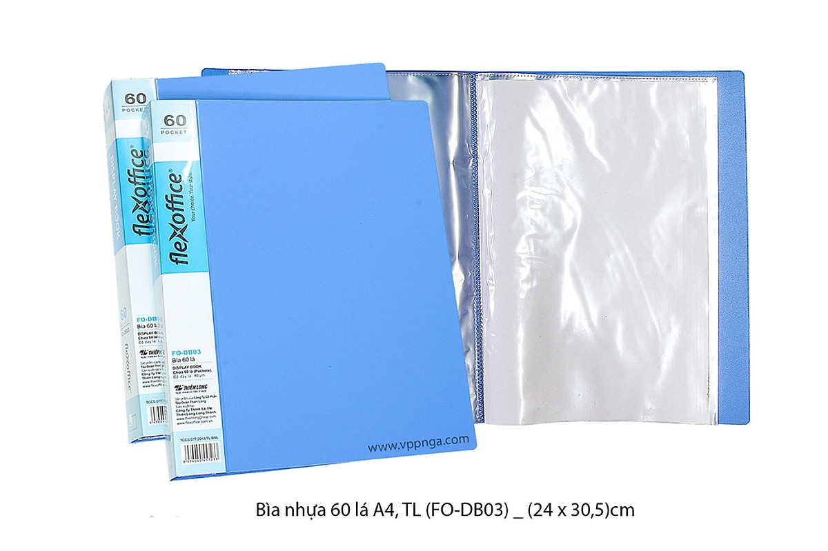 Mua Bìa Đựng Hồ Sơ Nhiều Lá FO-DB - Bìa Nhựa Nhiều Lá Khổ A4 (20 / 40 ...