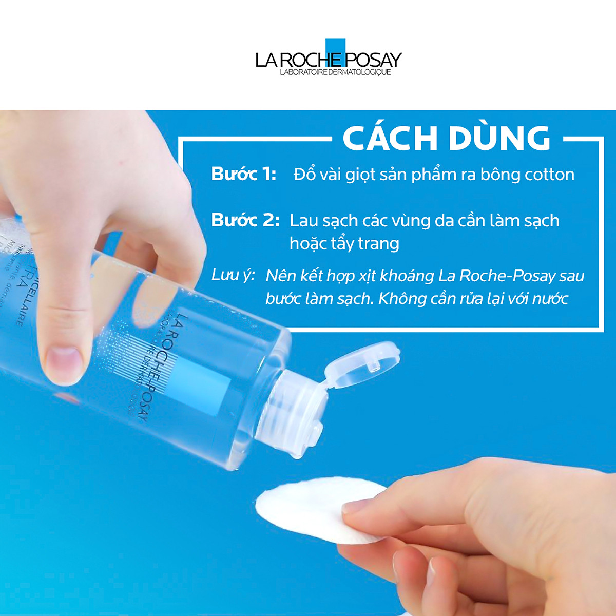 Nước làm sạch sâu và tẩy trang cho da nhạy cảm Micellar Water Ultra Sensitive Skin 400ml