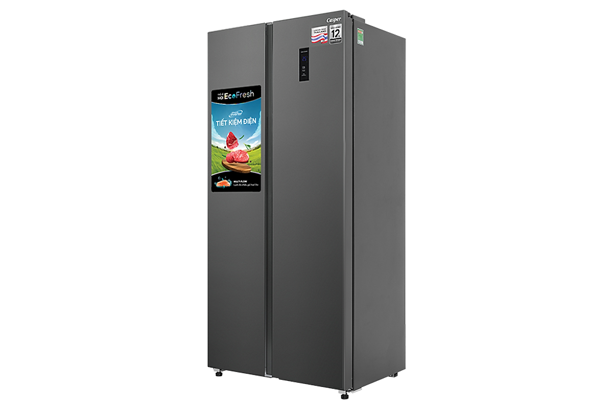 Tủ lạnh Casper Inverter 458 lít Side By Side RS-460PG - Hàng chính hãng - Chỉ giao HCM