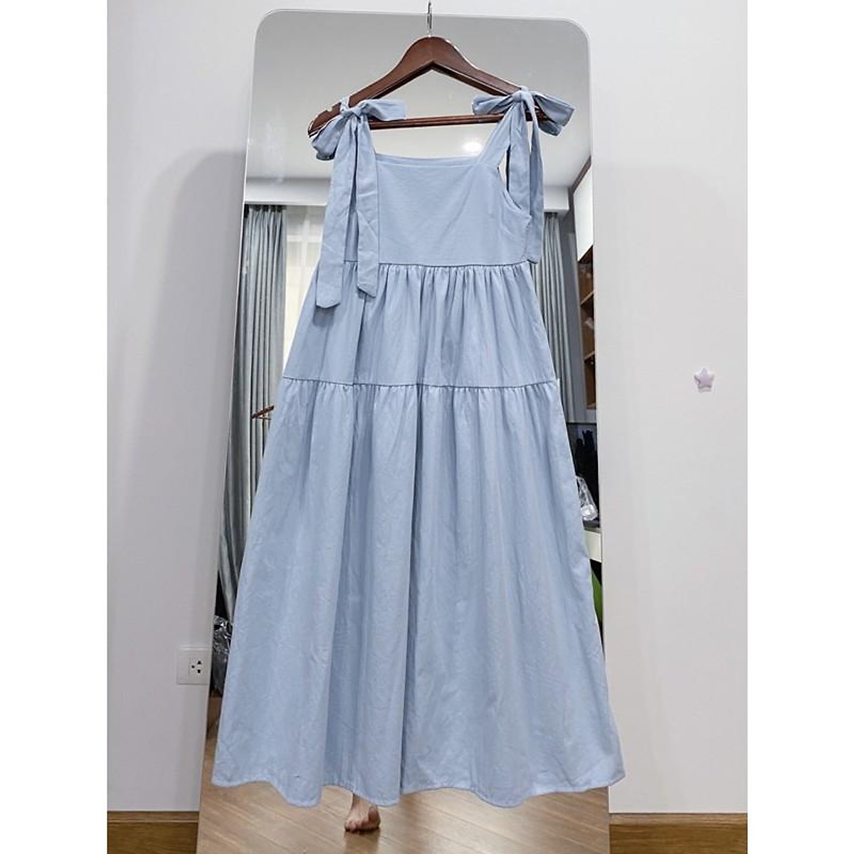 Váy babydoll 2 dây có lớp lót hoạ tiết ô vuông thời trang | Pushi Dress |  Secodee - Tìm Voucher
