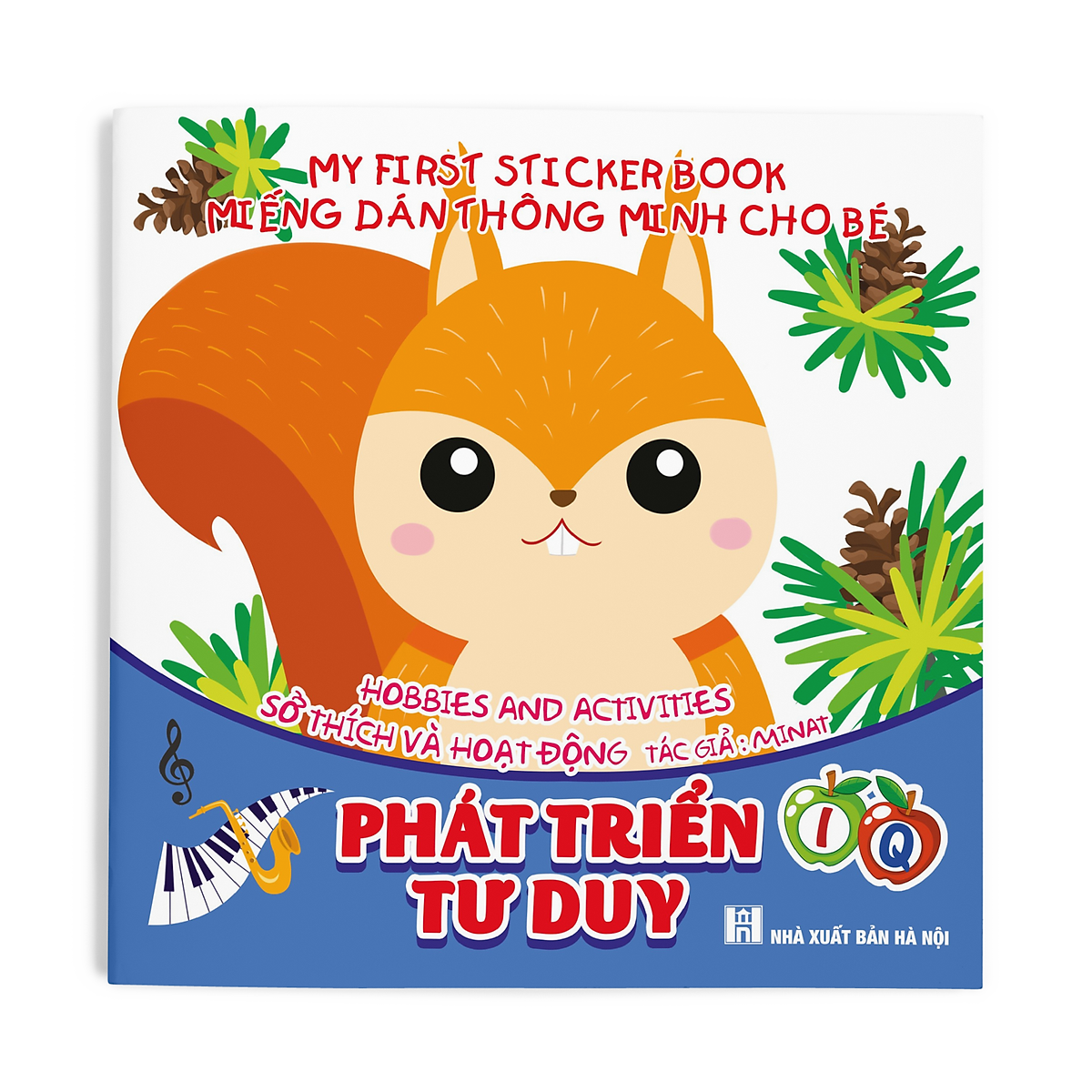 Combo 3 cuốn: Miếng dán Thông minh cho bé Phát triển tư duy IQ - My First Sticker Book