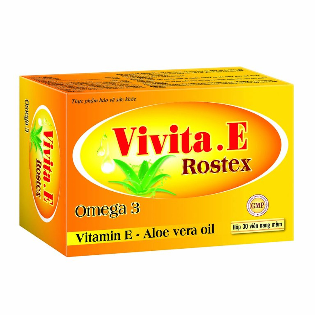 Viên uống trắng da Vitamin E Vivita.E Rostex (Hộp 30 viên)