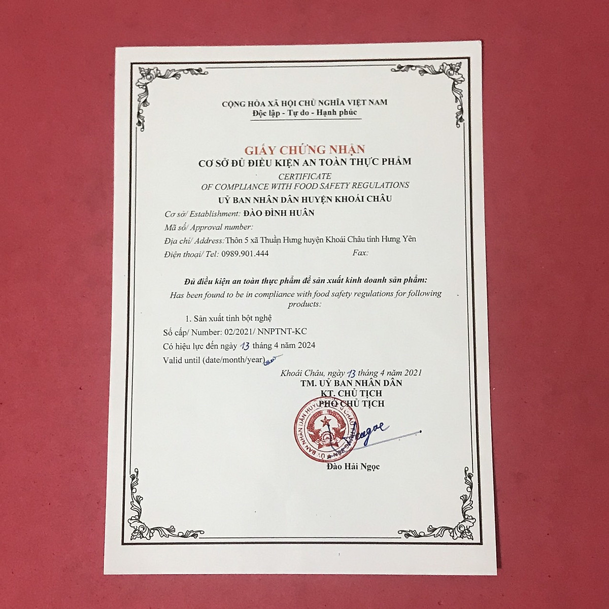 Tinh bột nghệ nguyên chất - hữu cơ - sử dụng cho - đau dạ dày, phụ nữ sau sinh - HNT 100G