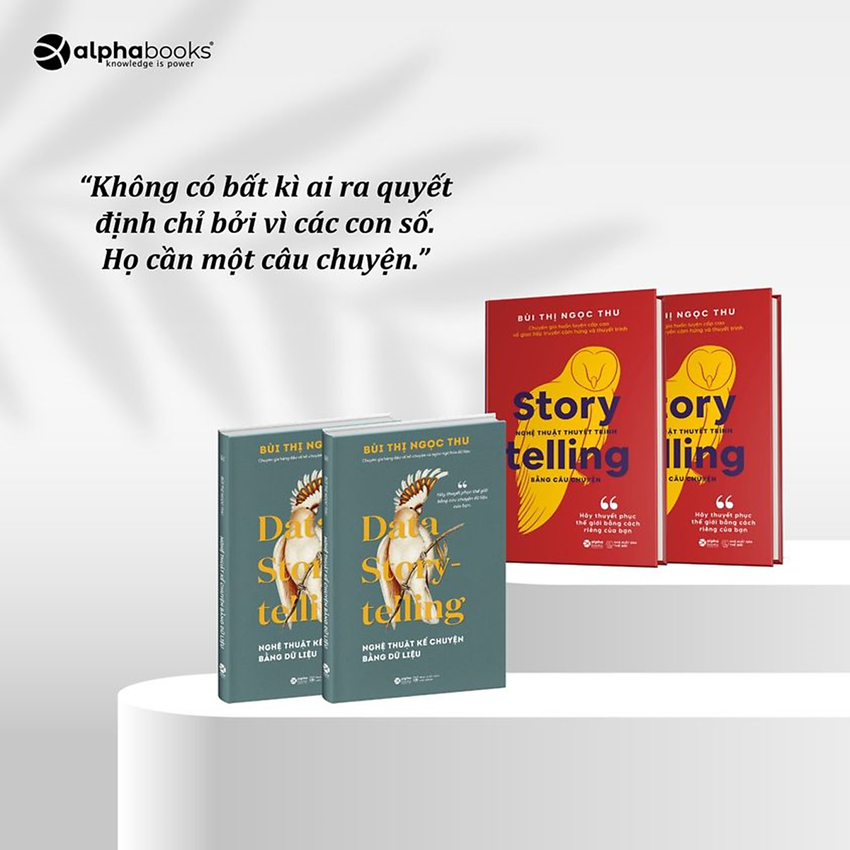 Combo 2 Cuốn: Story-telling: Nghệ Thuật Thuyết Trình Bằng Câu Chuyện + Data Story-telling: Nghệ Thuật Kể Chuyện Bằng Dữ Liệu