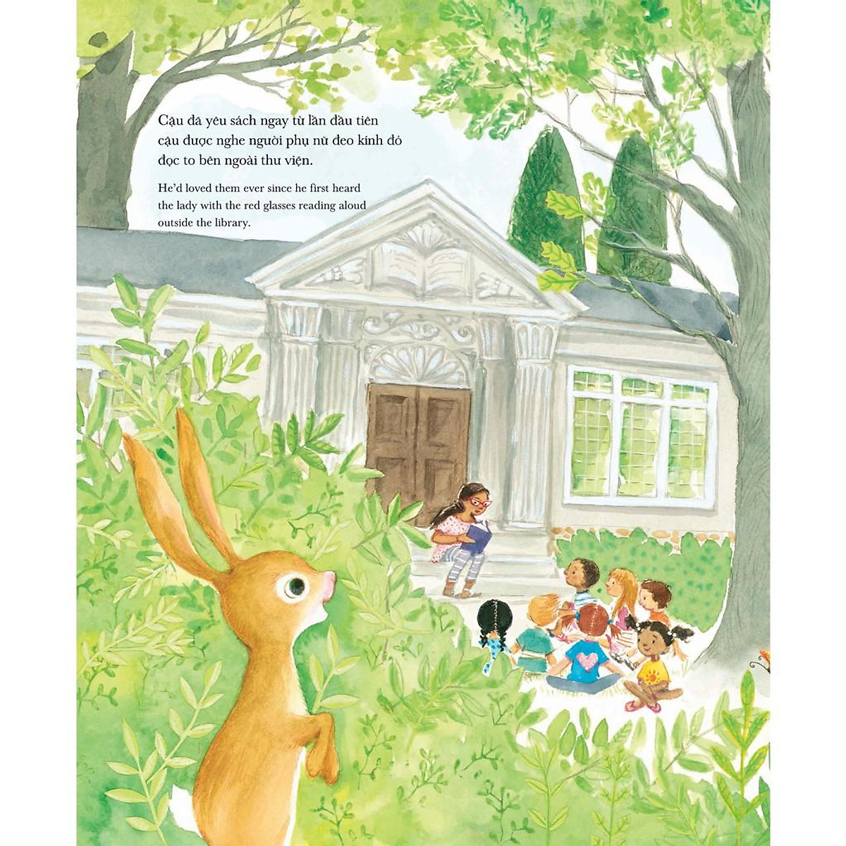Sách song ngữ Câu lạc bộ sách của thỏ con