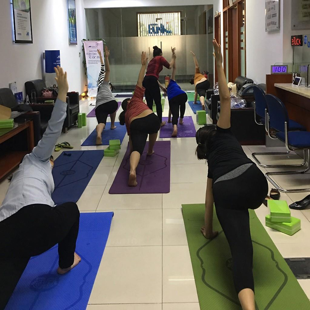 Thảm Tập Yoga Định Tuyến Chính Hãng miDoctor – Chọn Size - Thảm Yoga Định Tuyến Sắc Nét Cao Cấp Có Túi Dây