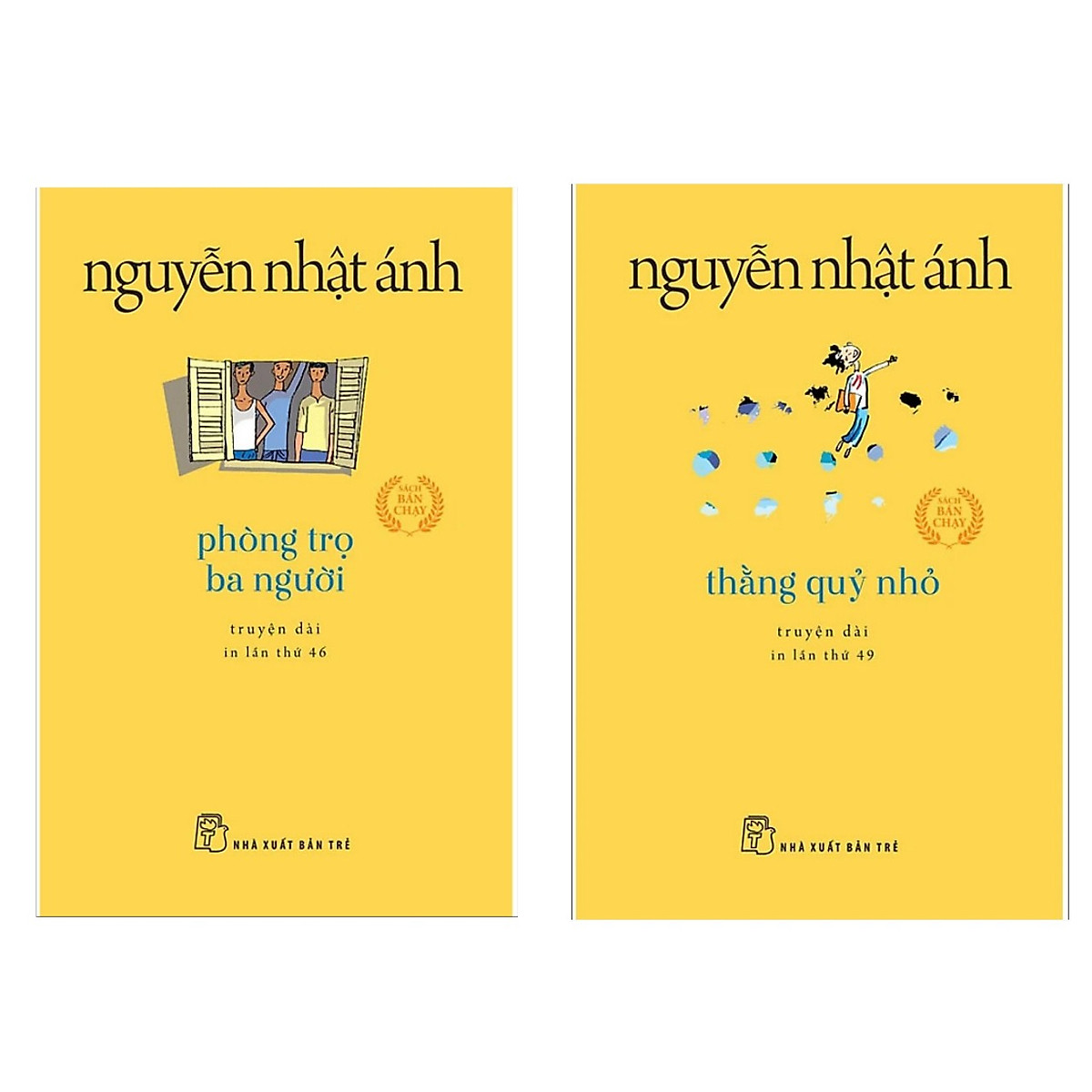 Combo sách Nguyễn Nhật Ánh: Phòng Trọ Ba Người + Thằng Quỷ Nhỏ