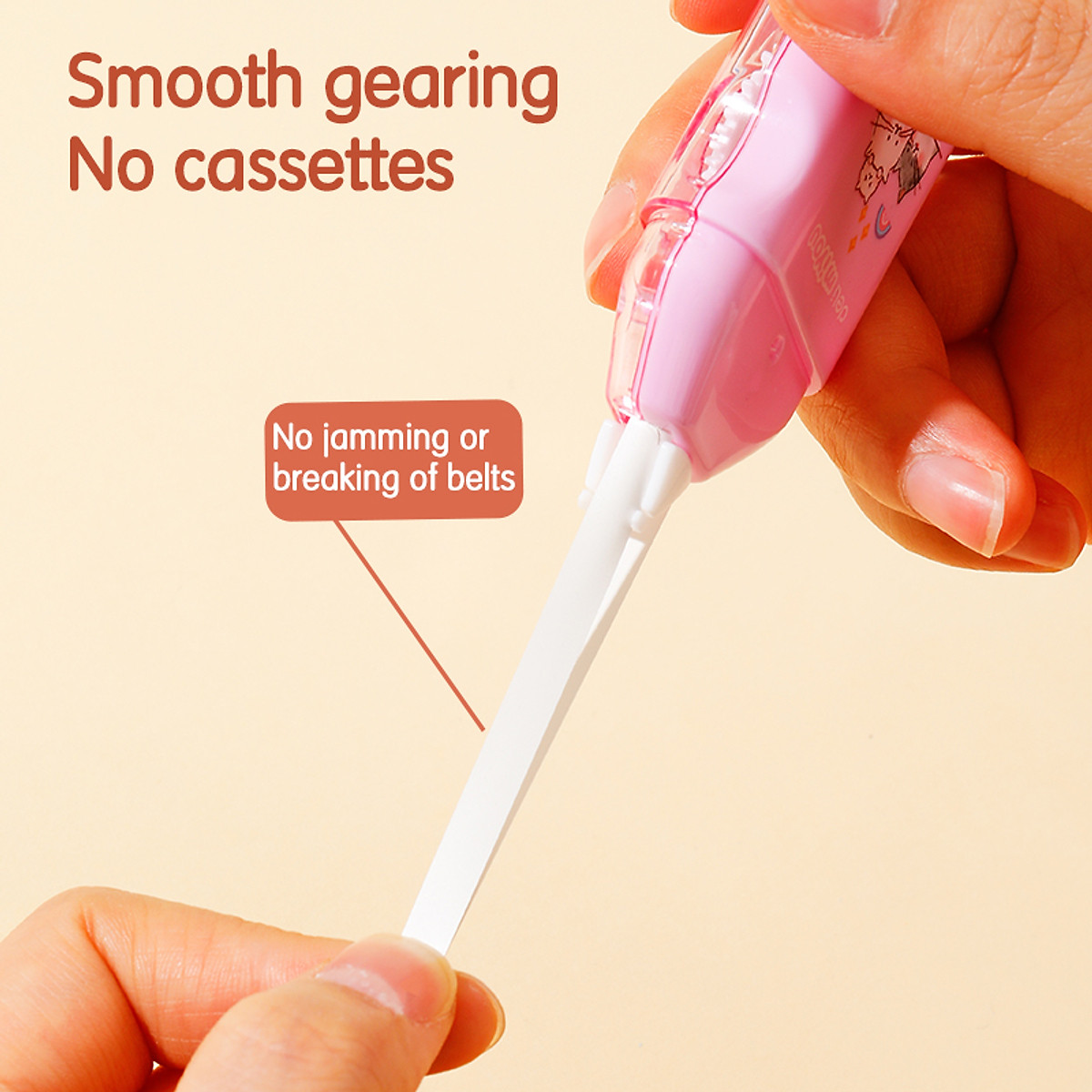 Băng xóa kéo băng xóa cute hình thú cưng ngộ nghĩnh Deli - Dài 6m / 8m - Phù hợp cho văn phòng, học sinh - EH352 / EH353