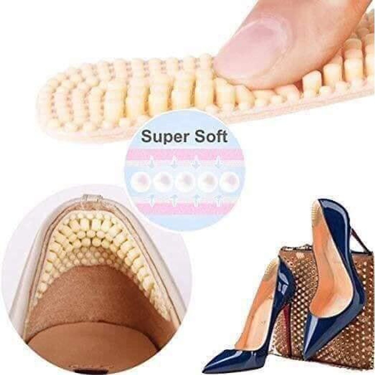 Miếng lót gót giày silicon 4 D chống trầy chân (1 cặp) ...