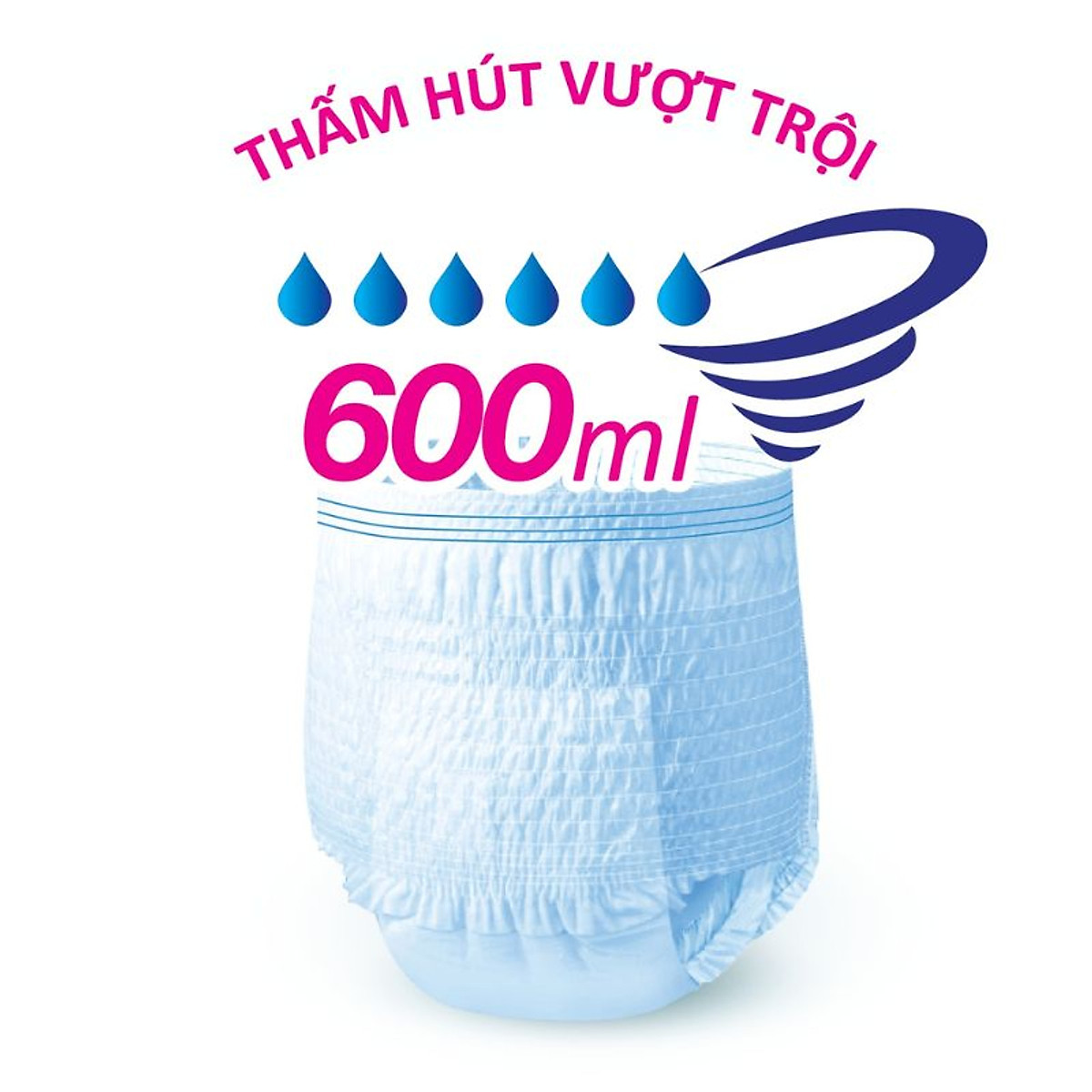 Combo 2 Gói Tã Quần Người Lớn Sunmate Khô Thoáng M8 (8 Miếng/ Gói)