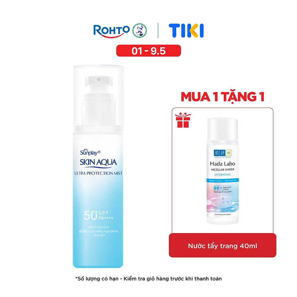 Xịt chống nắng bảo vệ đa chiều Skin Aqua Ultra Protection Mist 60ml