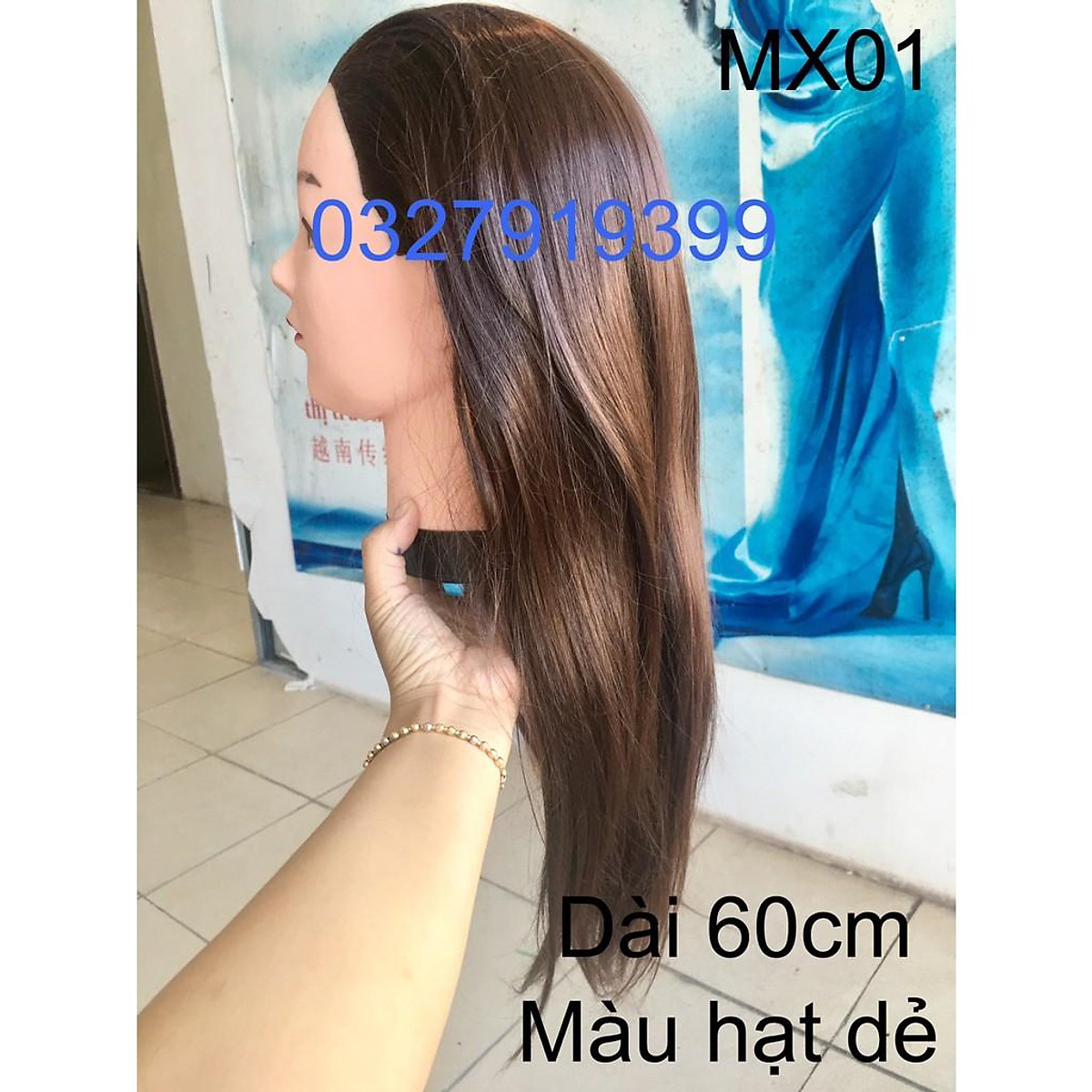 Đầu ma nơ canh tóc giả 60cm  65cm dùng tập luyện cho người mới vào nghề   Shopee Việt Nam