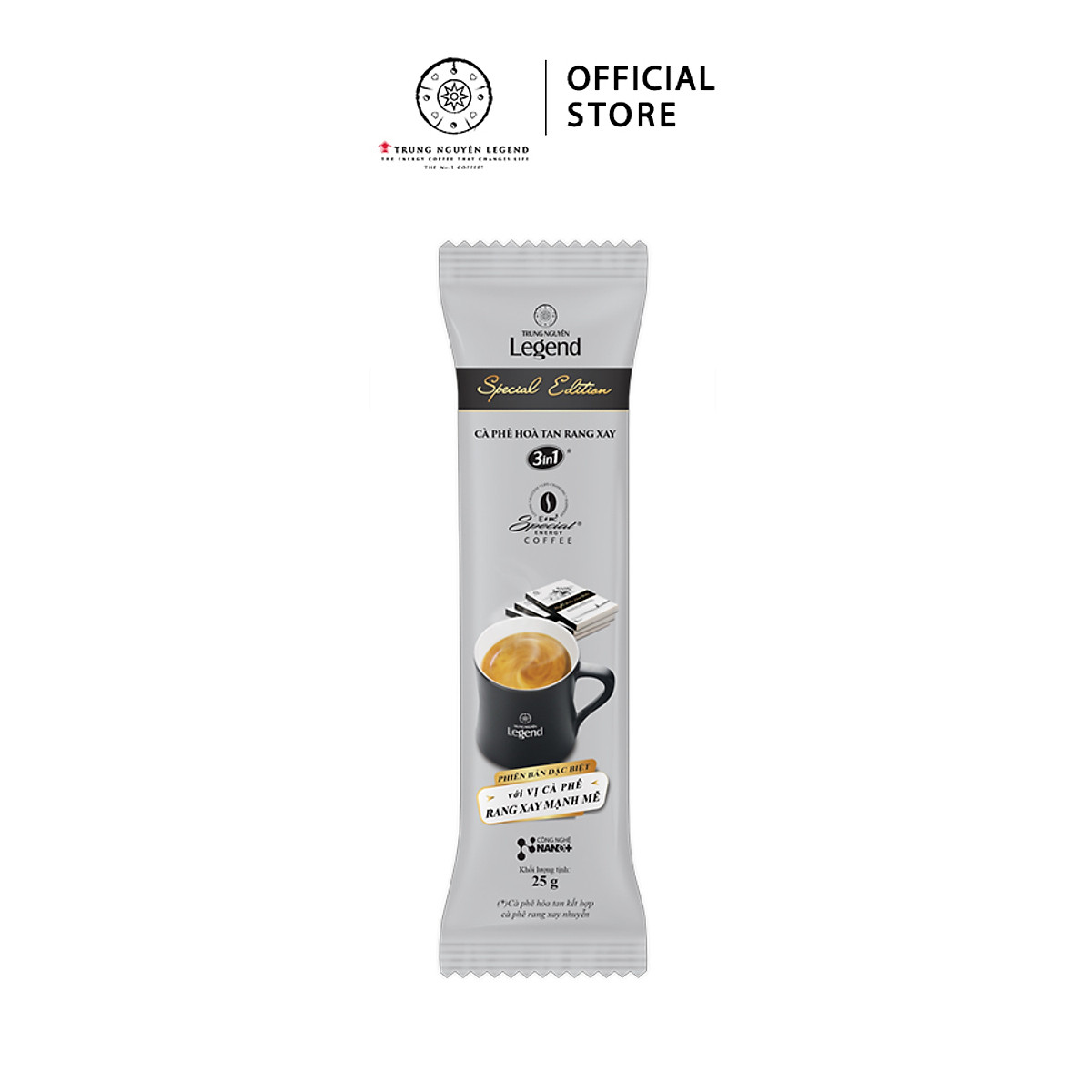 Trung Nguyên Legend - Cà phê hoà tan rang xay 3in1 Special Edition - Hộp 9 gói x 25gr