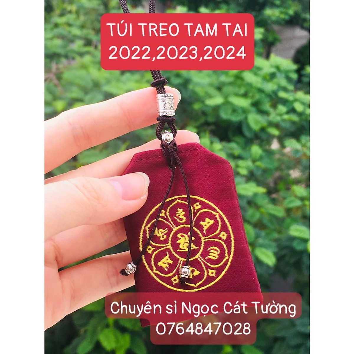 TÚI LINH PHÙ TAM TAI GIẢI HẠN TAM TAI 2022 2023 2025 ĐỂ BÓP VÍ TÚI XÁCH