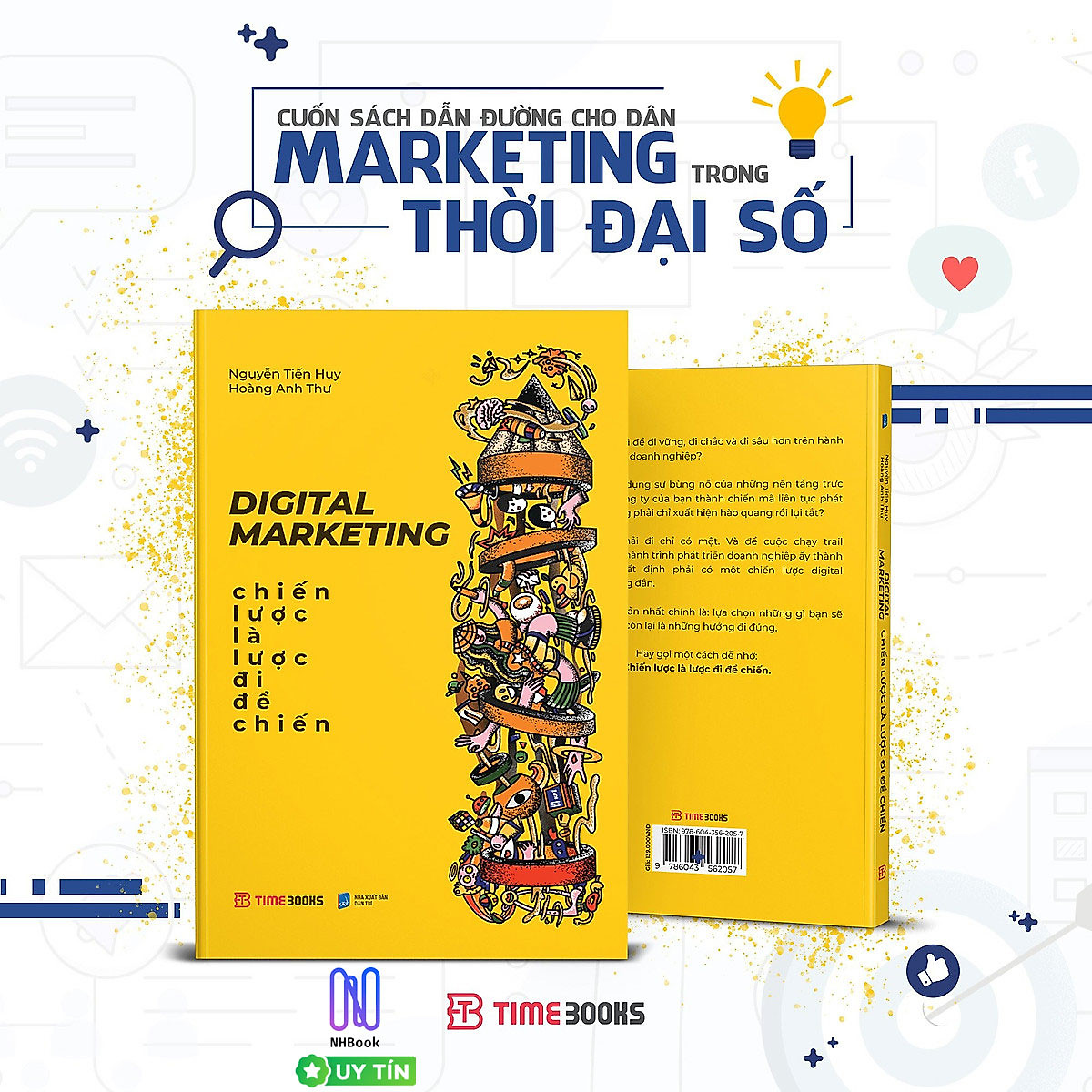 Combo Digital Marketing - Chiến Lược Là Lược Đi Để Chiến và Bóc Phốt Tài Chính - Giàu Chậm Nhưng Chắc ( Tặng Kèm Sổ Tay Xương Rồng)