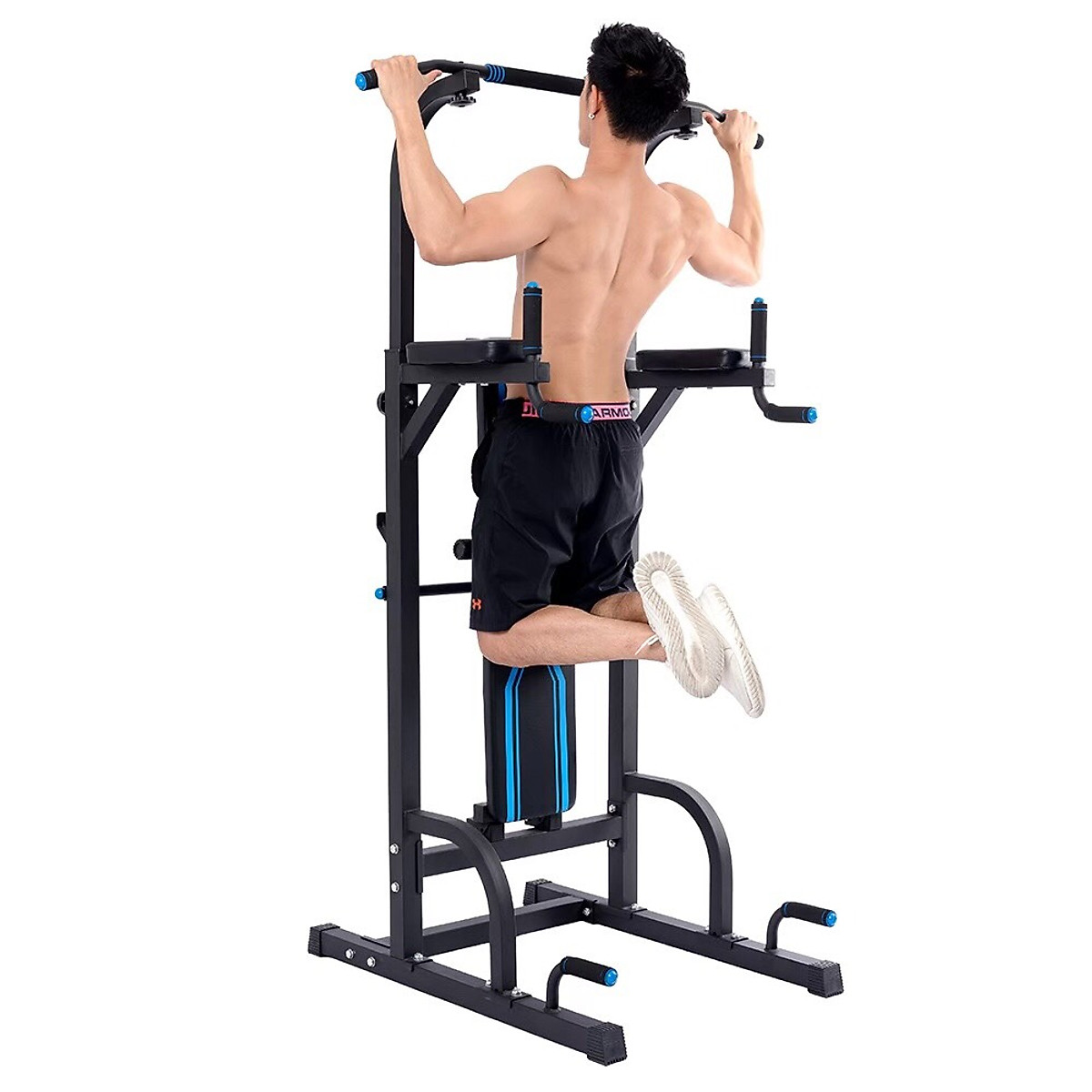Giàn Xà Đơn,Xà Kép Thiết Bị Tập Luyện Máy Tập Tổng Hợp Tay Vai Bụng BG DB-001 CHIN- Đen (hàng nhập khẩu)