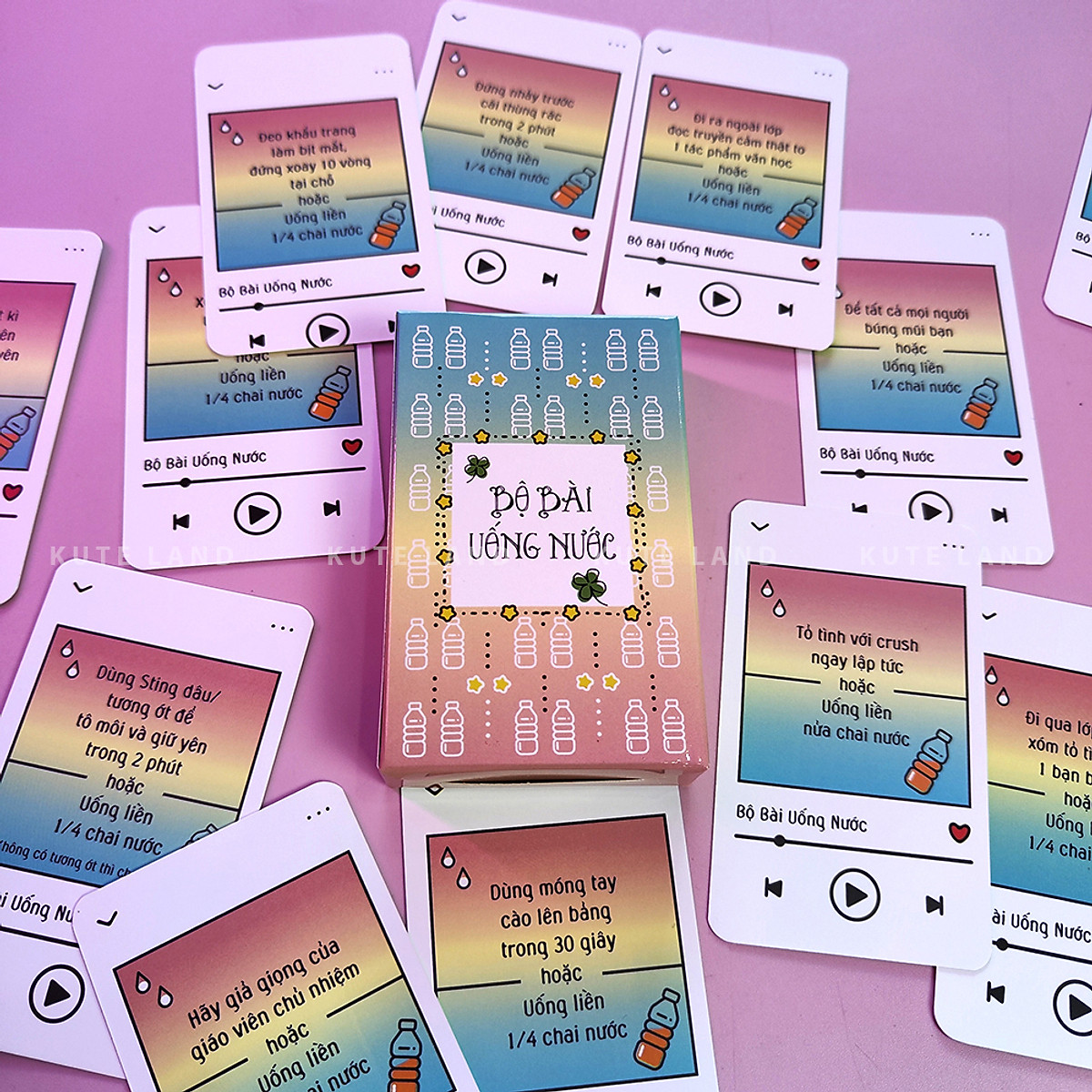 Bộ bài Drinking Game uống nước 50 lá phiên bản trong sáng nhẹ nhàng