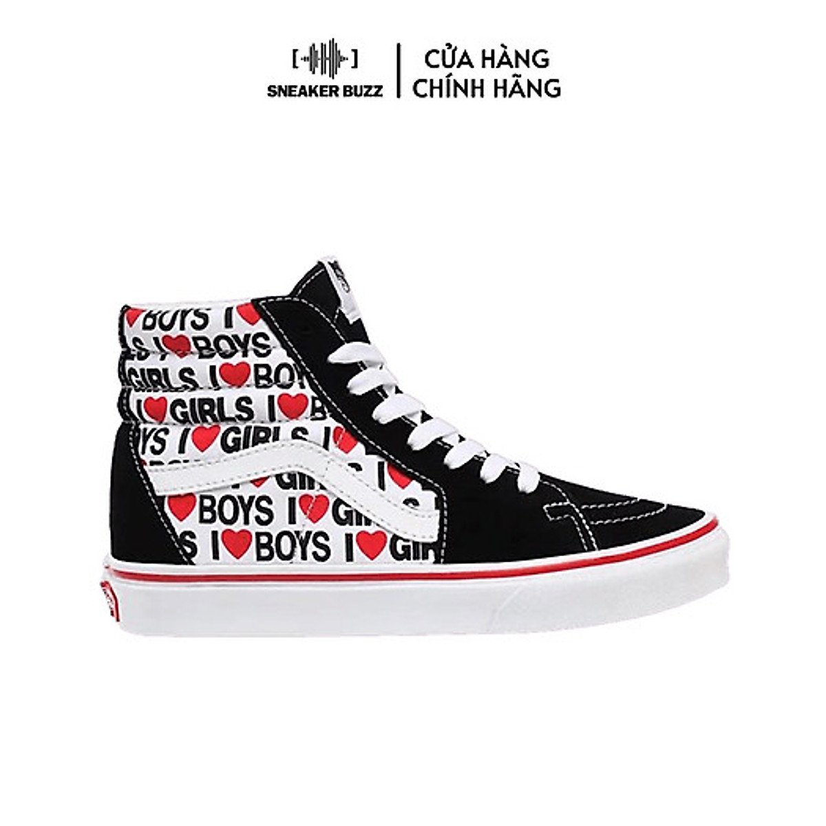 Mua Giày Vans UA SK8-Hi I Heart VN0A4U3CWKU - 36 tại Sneaker Buzz Mua Giày Vans UA SK8-Hi I Heart VN0A4U3CWKU - 36 tại Sneaker Buzz