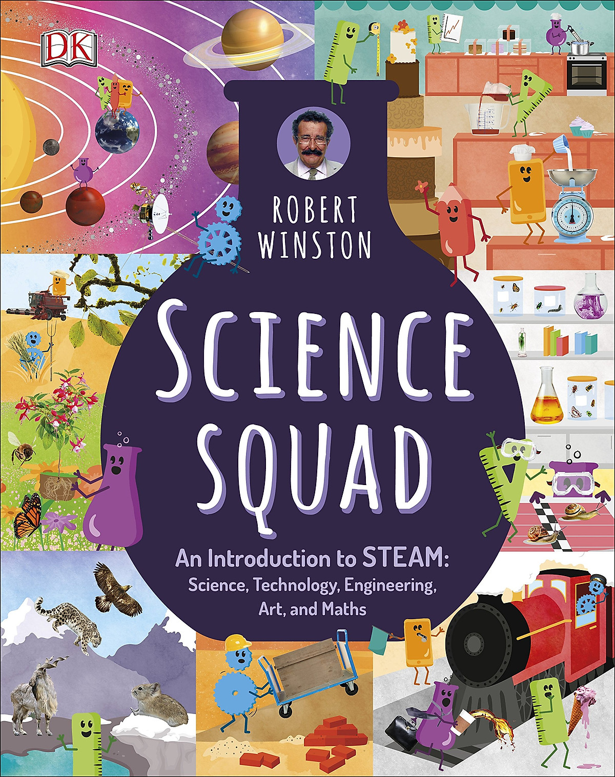Sách Science Squad - Một Cuốn Sách Vô Cùng Hấp Dẫn Về Chủ Đề STEAM Với Biệt Đội Khoa Học Của Robert Winston Dành Cho Trẻ Từ 7 Tuổi - Á Châu Books, Bìa Cứng, In Màu