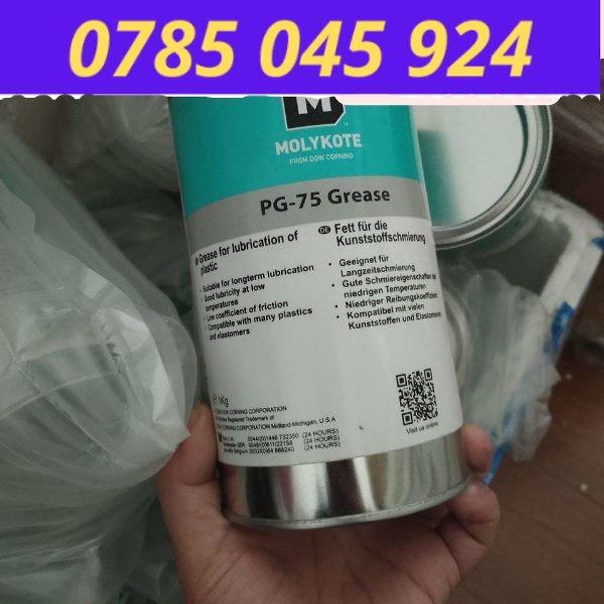 Mua Mỡ bôi trơn Molykote PG75 grease (1kg)