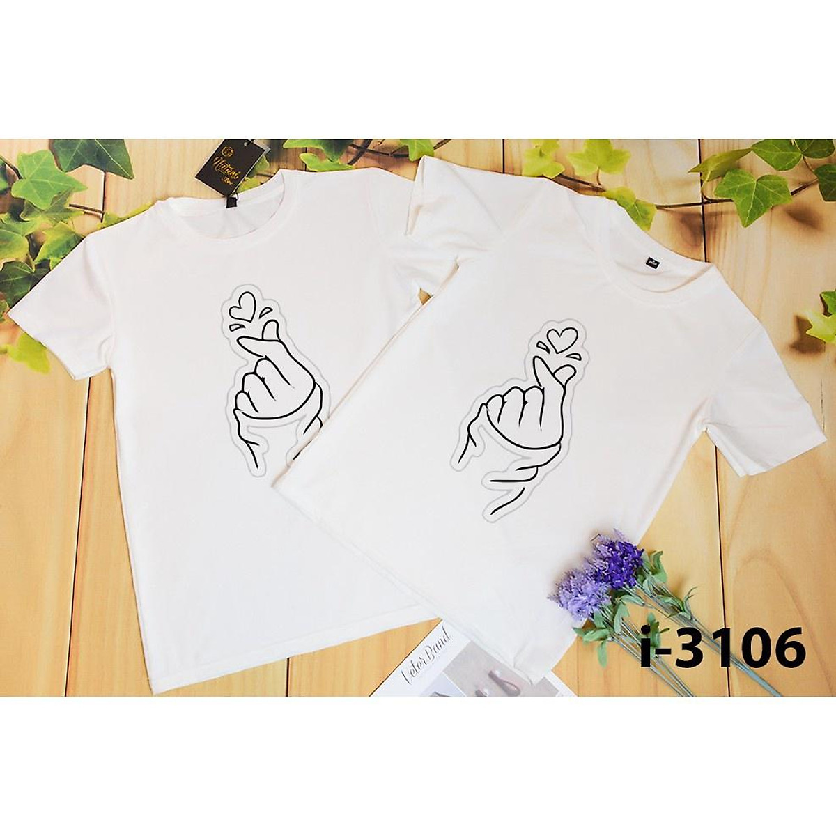 Áo Thun Đôi Tình Nhân In Bắn Tim ATN3106 - J.A Shop - Áo thun nam ...