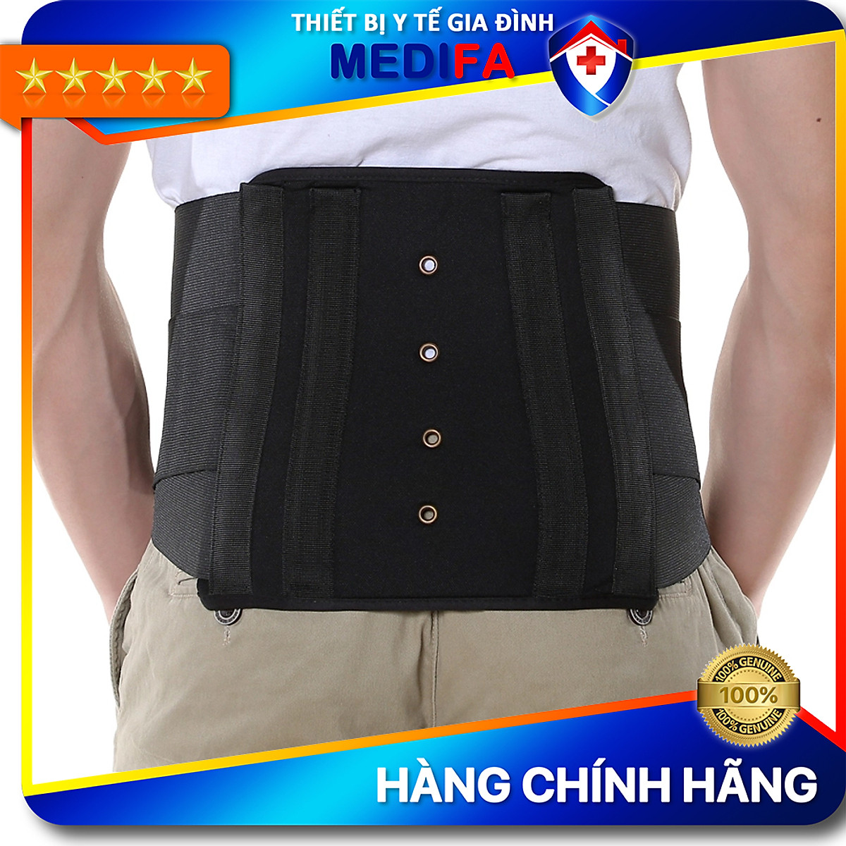Đai thắt lưng hợp kim nhôm ORBE cho người đau lưng thoát vị đĩa đệm